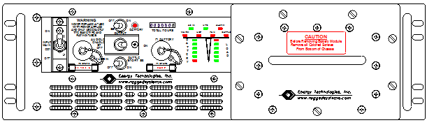 P/N: <br />ETI0001-2250AB Rugged MilSpec UPS Standard Front Panel Layout with Hotswap Drawout Battery Module 