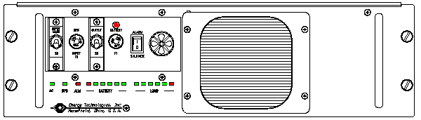 P/N: <br />ETI0001-1237 Rugged MilSpec UPS Standard Front Panel Layout NSN: 6130-01-462-8656 or NSN: 6130-01-470-8743 or NSN: 6130-01-470-1368